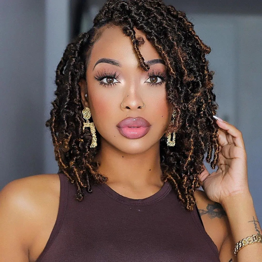 ( US ONLY) FAST SHIPPING DBL | Toyotress® Butterfly Locs Pre-Looped Distressed Locs Braiding Synthetic Crochet Hair Extensions Toyotress